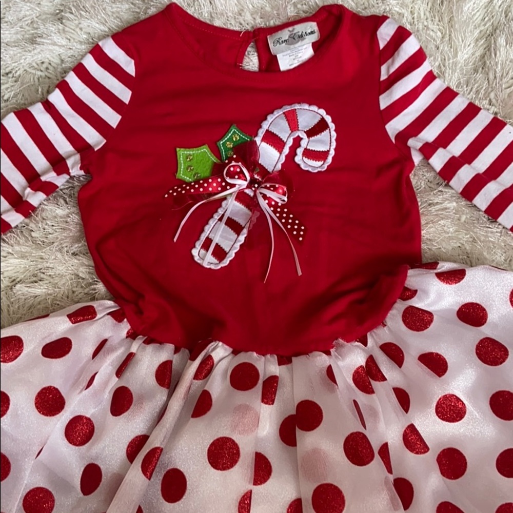 Rare Editions size 6x Christmas too+tutu+pants